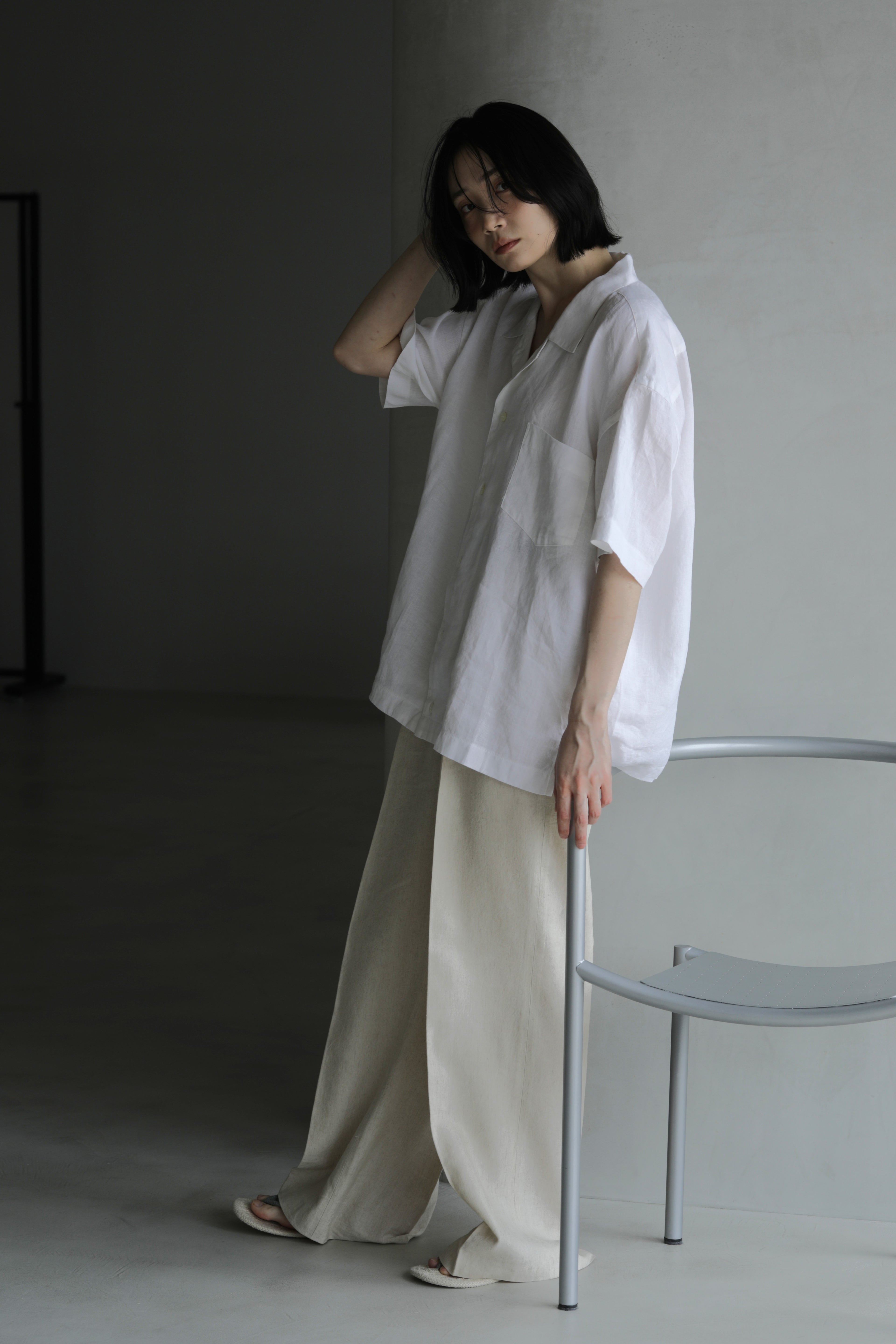 天日干しスラックス 生成（ユニセックス）