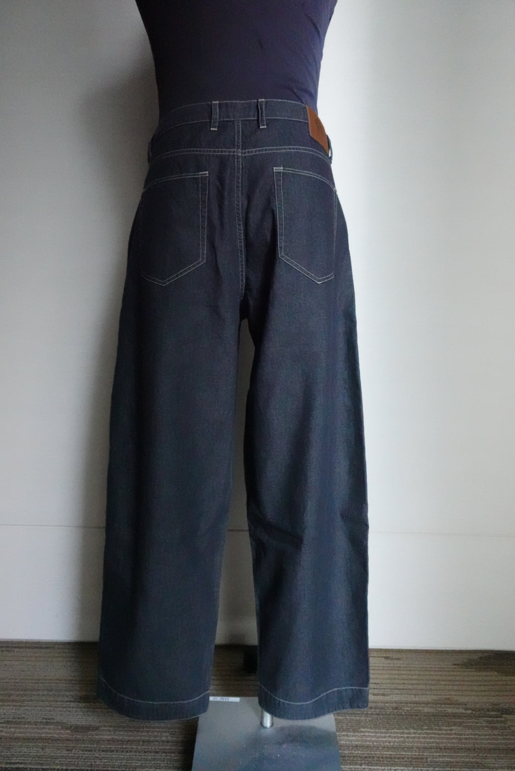 和紙デニム バレルパンツ（ユニセックス）