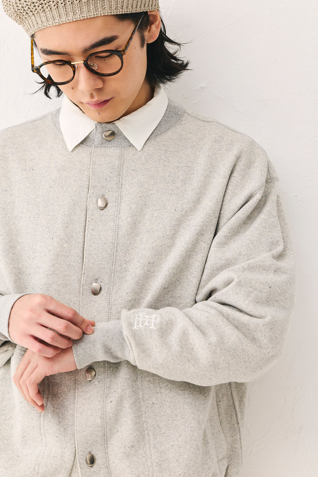 Light blouson Gray Unisex