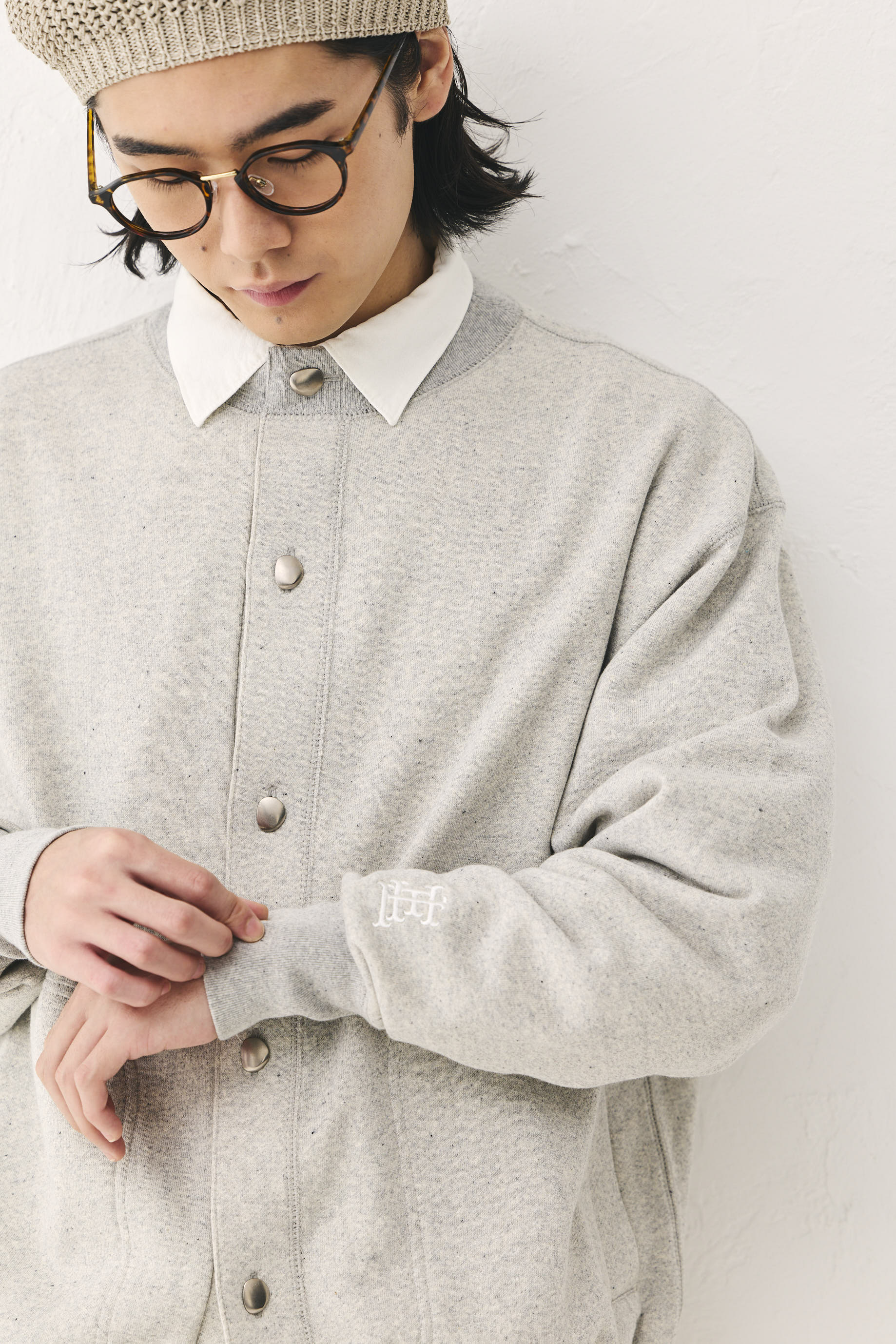Light blouson Gray Unisex
