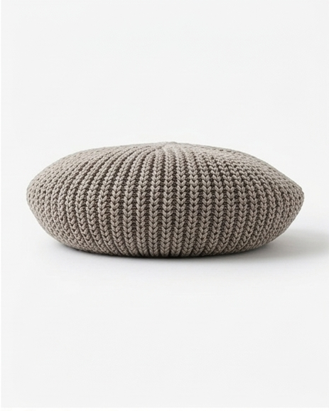 Washi Knit Beret Greige(unisex) – ECLECT Washi Knit Beret Greige(unisex) – ECLECT