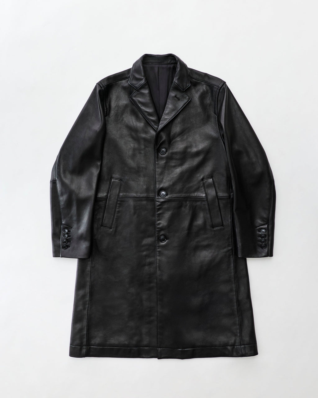 Leather coat Black Unisex
