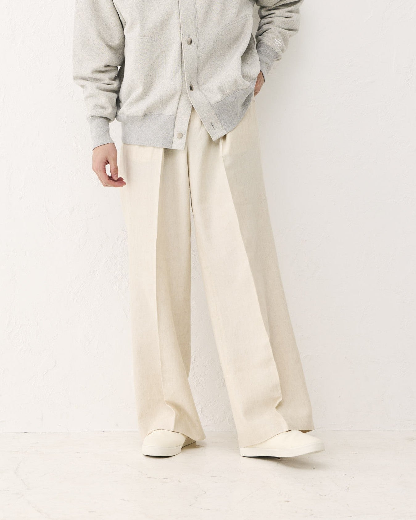 Sun-dried Slacks Pants Beige Unisex