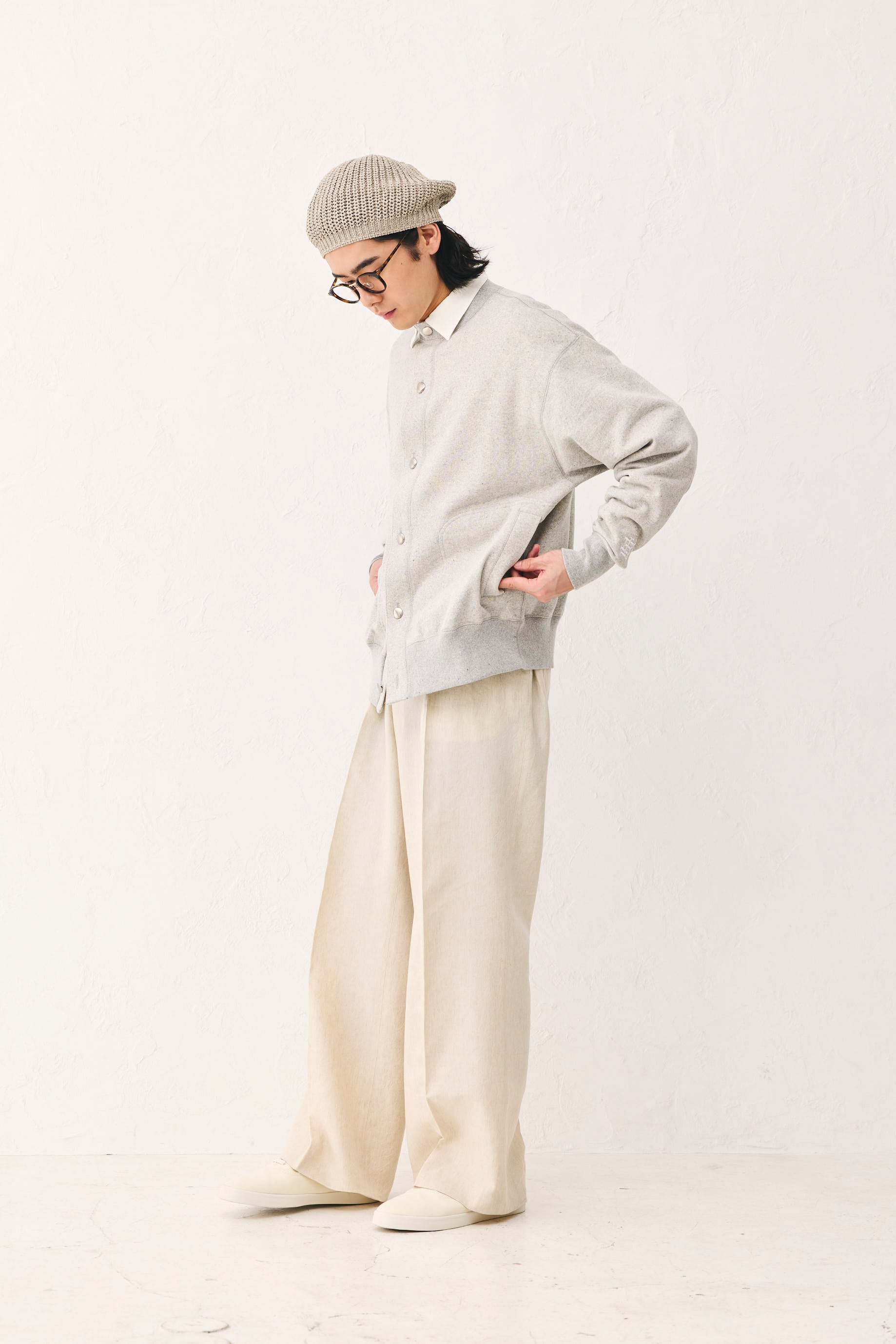 Sun-dried Slacks Pants Beige Unisex