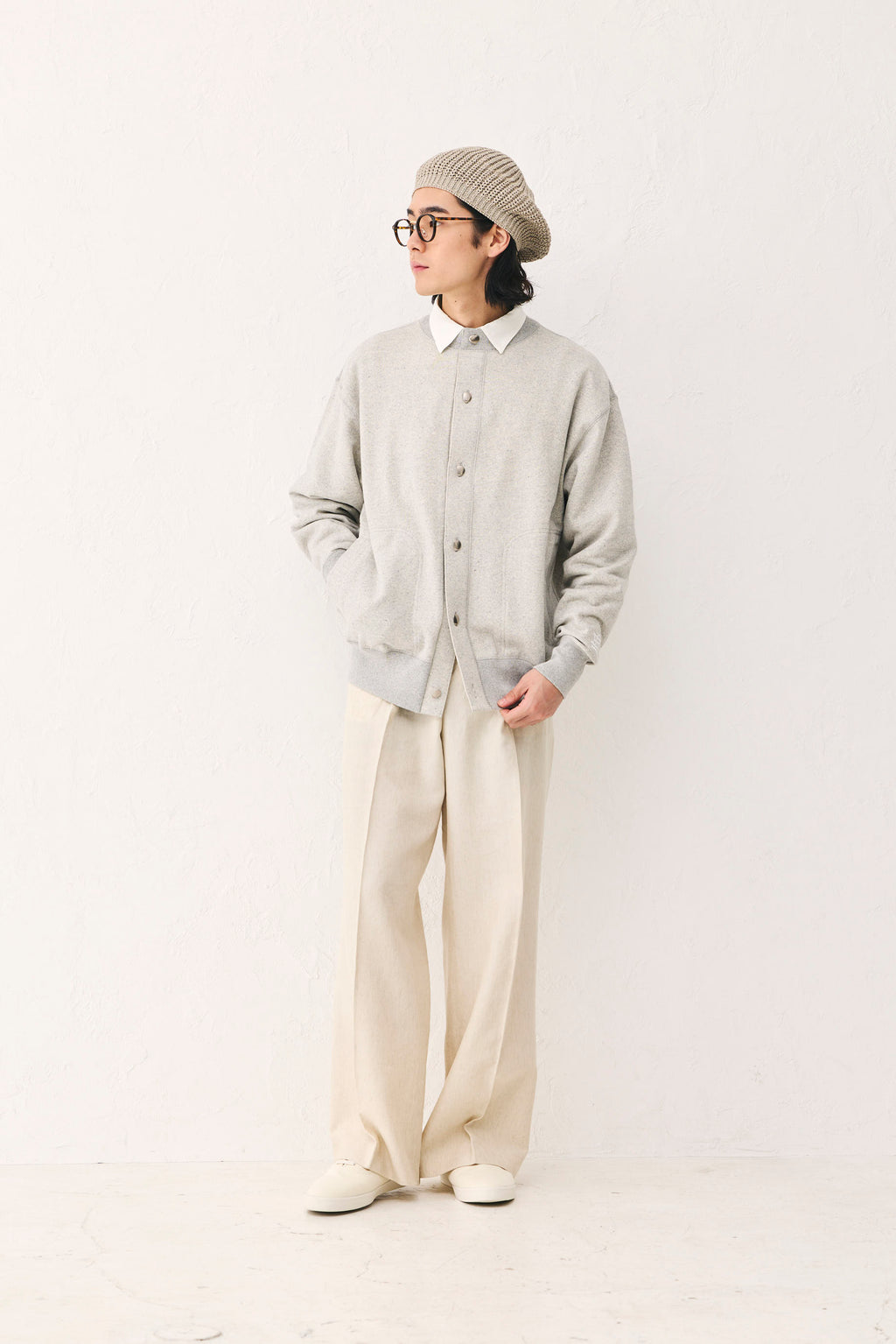 Light blouson Gray Unisex