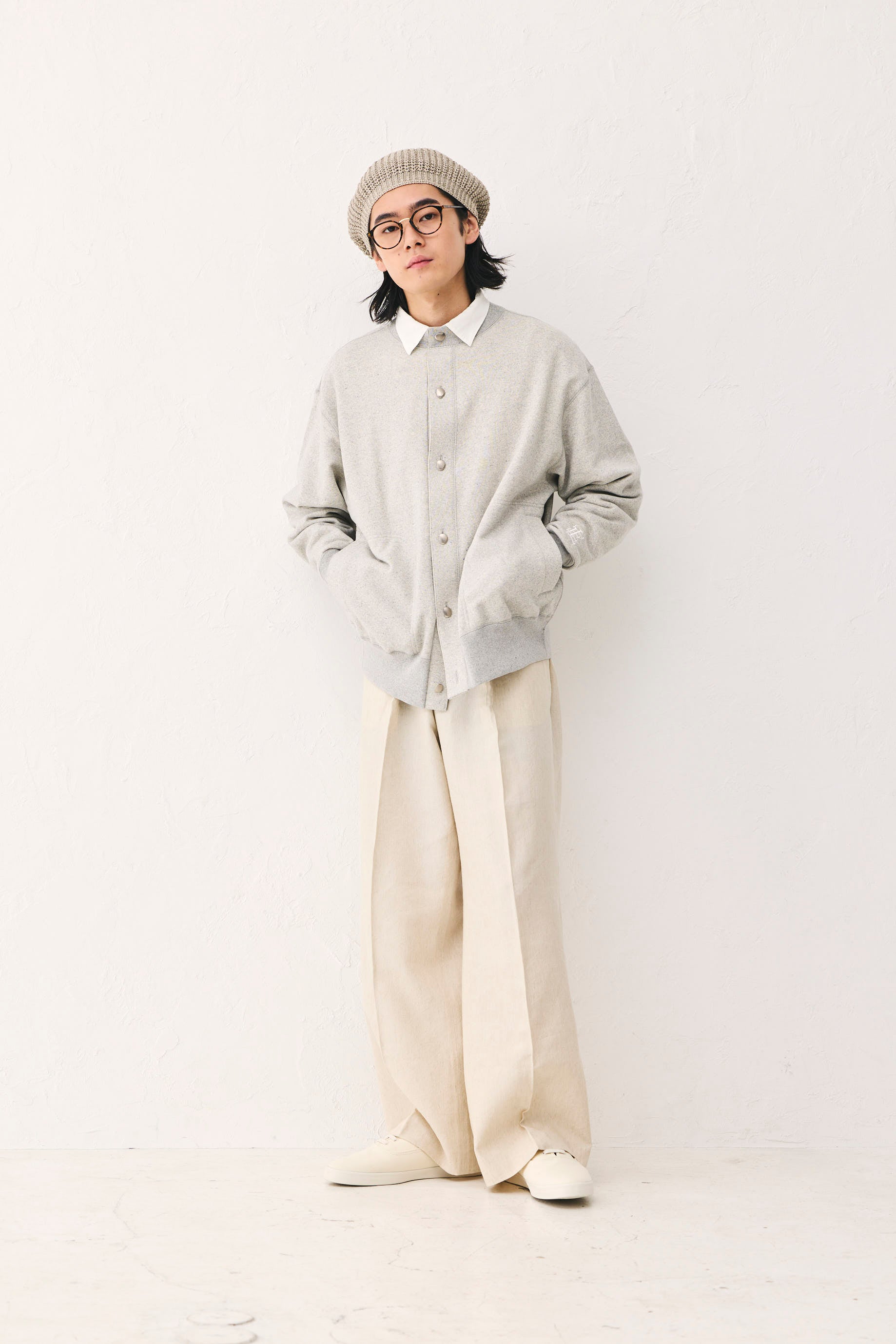 Light blouson Gray Unisex
