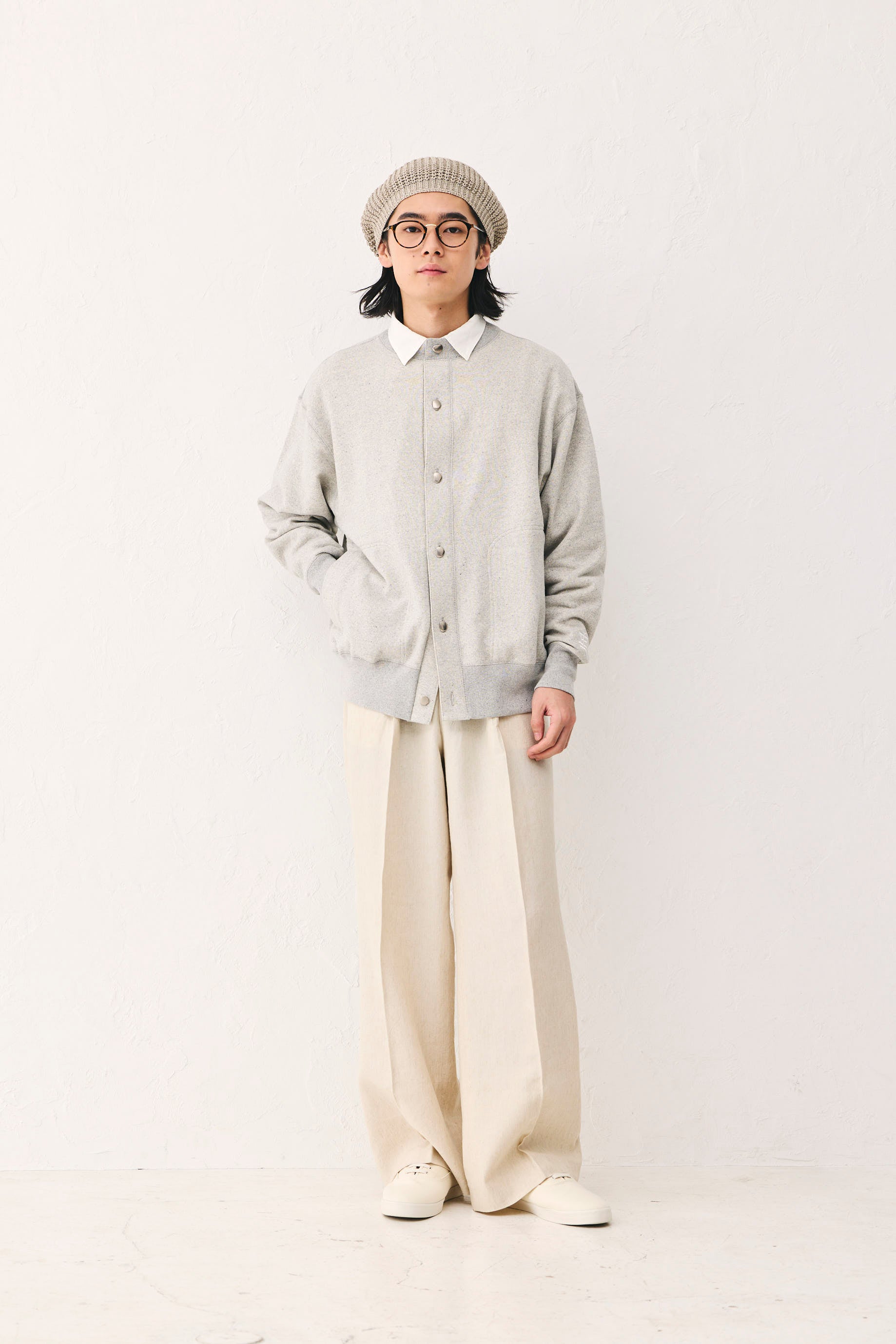 Light blouson Gray Unisex