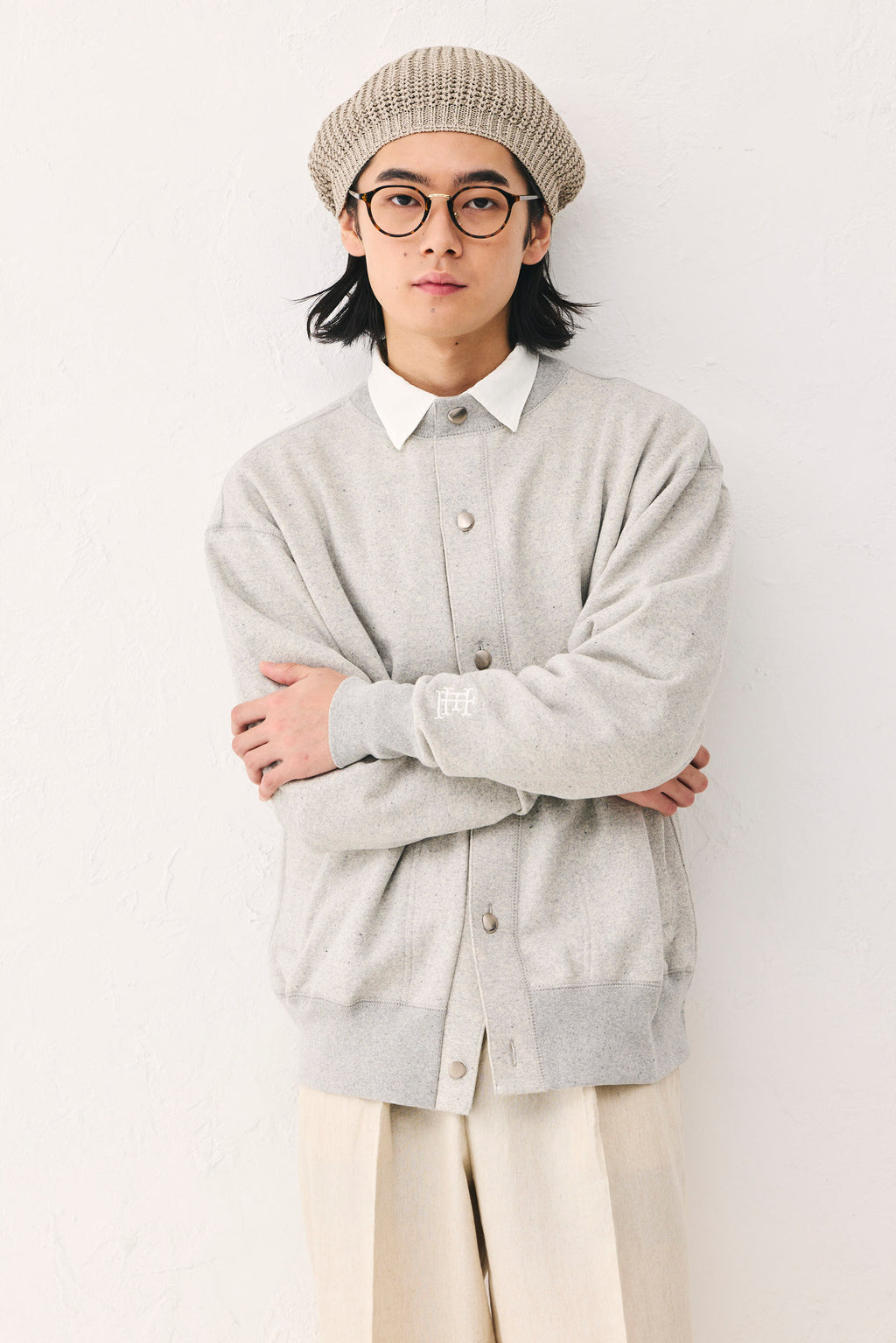 Light blouson Gray Unisex
