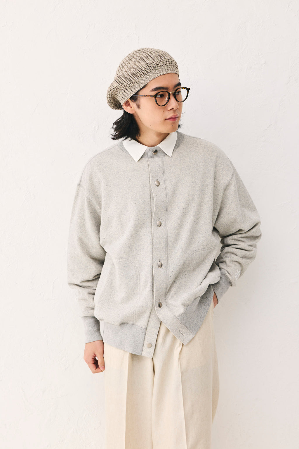 Light blouson Gray Unisex