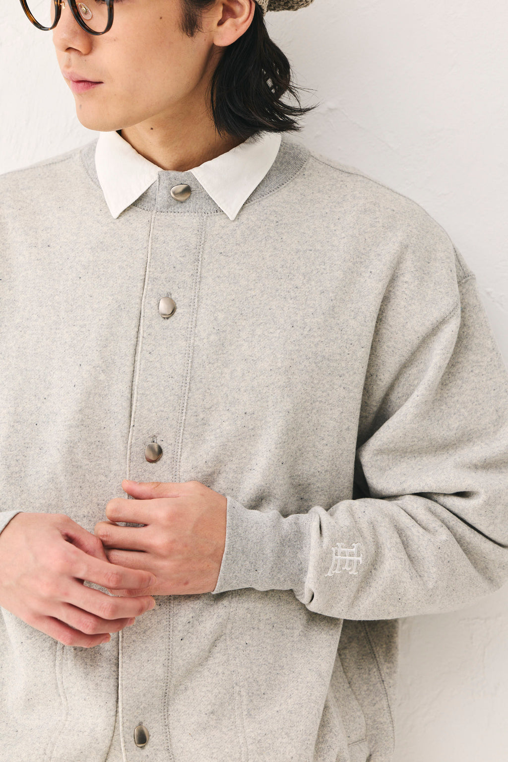 Light blouson Gray Unisex