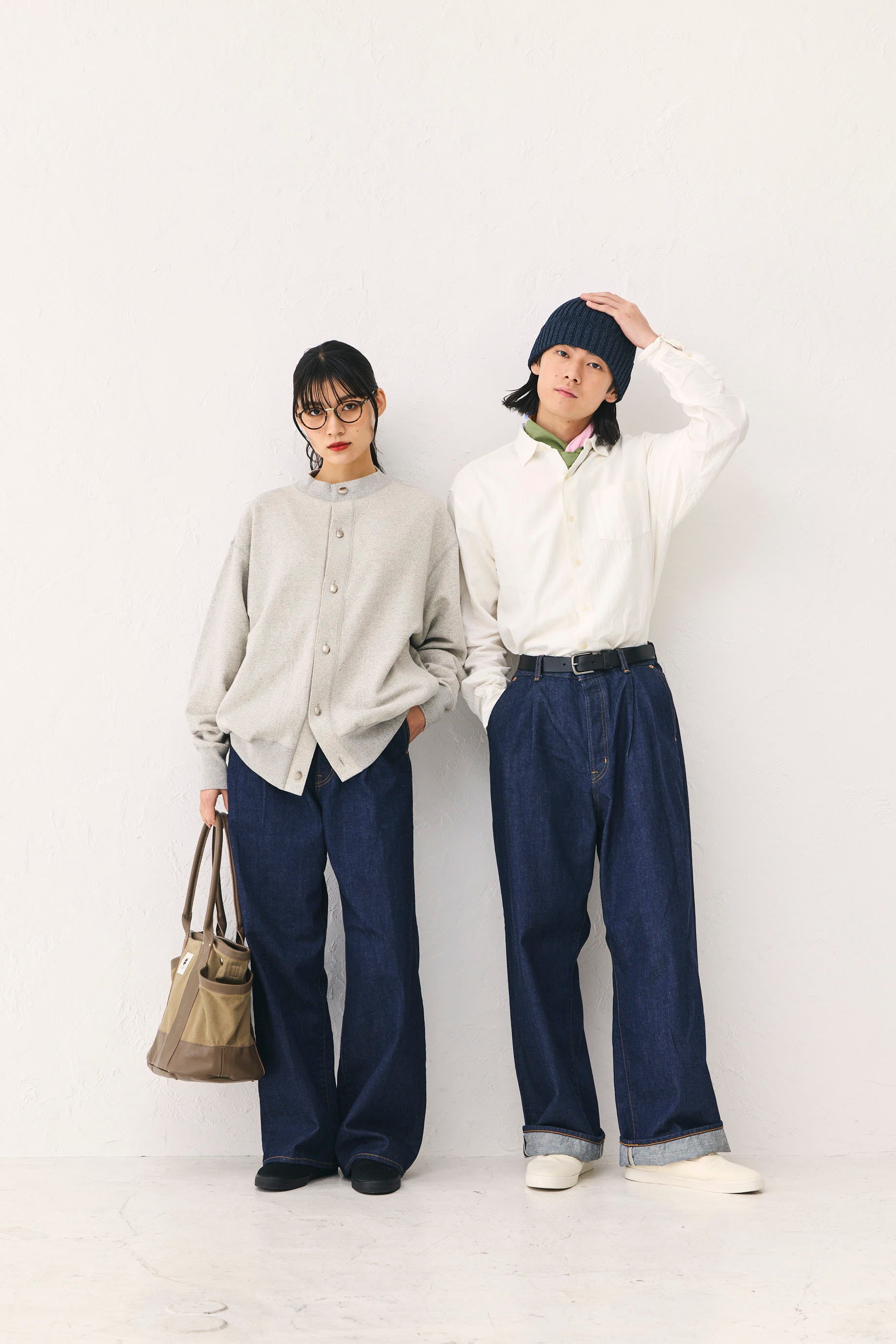 OKAYAMA Denim Pants Blue Unisex